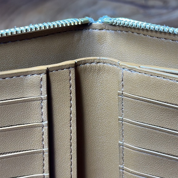 COACH Medium Zip Around Wallet With Floral Print - Picture 12 of 16